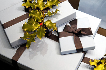 Image showing Holly gifts