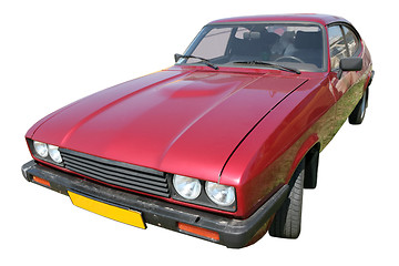 Image showing Red Car from 1970's