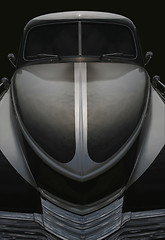 Image showing Black Retro car