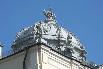 Image showing Fragment of the Building in Rococo Style