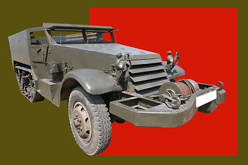 Image showing Armored car with Windlass