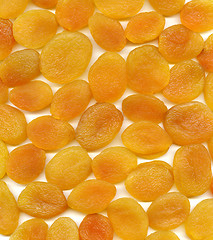 Image showing Dried apricots, texture
