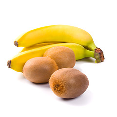 Image showing fresh kiwi and banana 