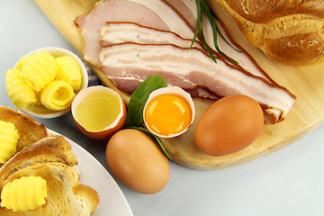 Image showing Breakfast Ingredients