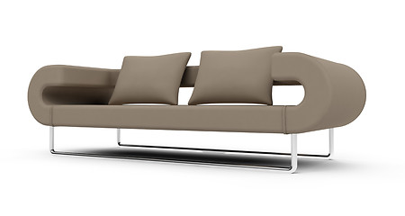 Image showing sofa over white