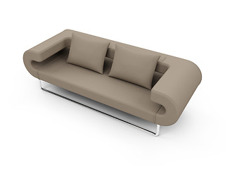 Image showing sofa over white