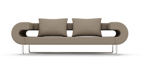 Image showing sofa over white