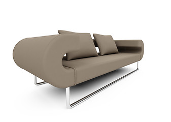 Image showing sofa over white