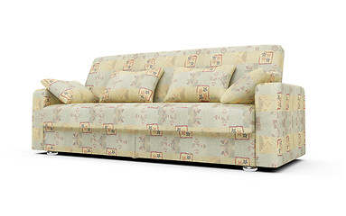 Image showing sofa over white