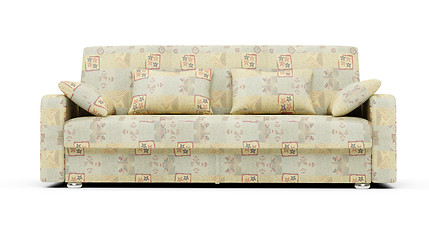 Image showing sofa over white