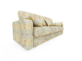 Image showing sofa over white