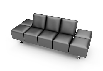 Image showing sofa over white