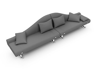 Image showing sofa over white