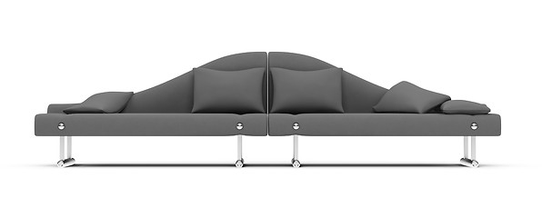 Image showing sofa over white