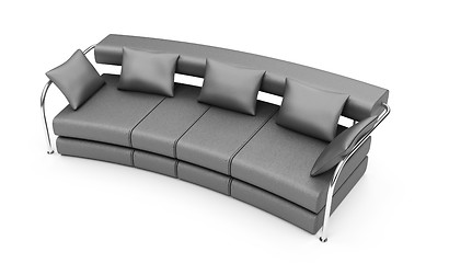 Image showing sofa over white