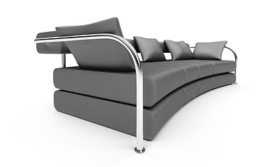 Image showing sofa over white