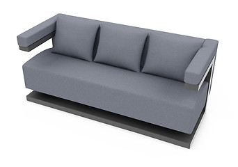Image showing sofa over white