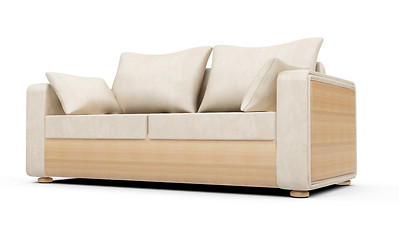 Image showing sofa over white