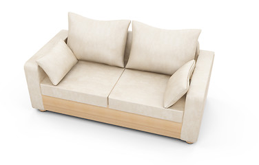 Image showing sofa over white