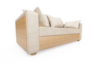 Image showing sofa over white