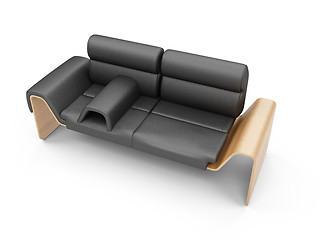 Image showing sofa over white