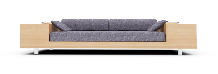 Image showing sofa over white