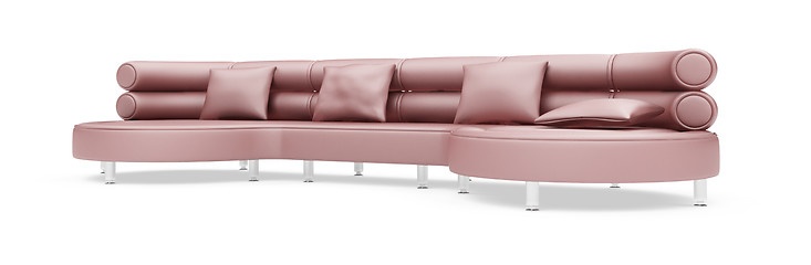 Image showing sofa over white