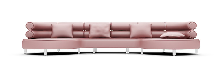 Image showing sofa over white