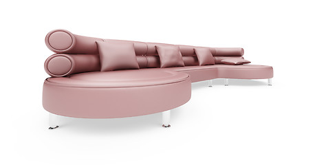 Image showing sofa over white