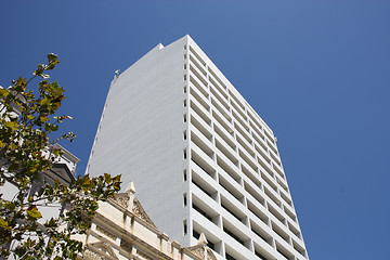 Image showing White skyscraper