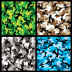 Image showing camouflage set