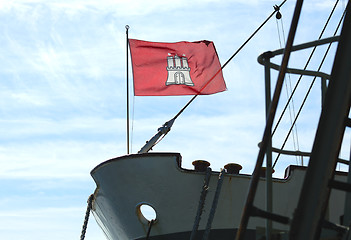 Image showing Hamburg flag