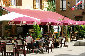 Image showing french cafe bar