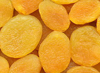 Image showing Dried apricots, texture