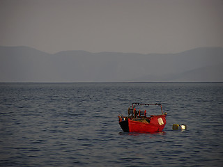 Image showing Red Boat