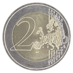 Image showing Uncirculated 2 Euro new map