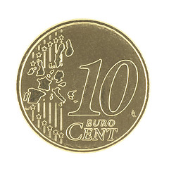 Image showing Uncirculated 10 Eurocent new map