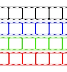 Image showing Film Stripe Colors