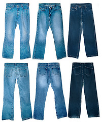 Image showing Old Worn Jeans