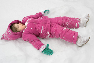 Image showing Snow Angel