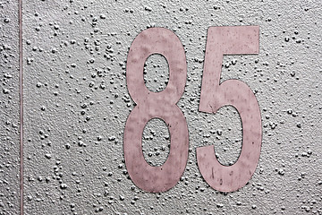 Image showing Eighty five