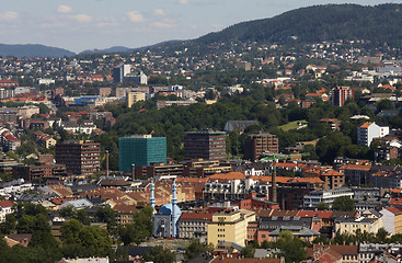 Image showing View over Oslo