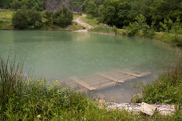 Image showing Lake Mountains Landscape