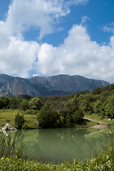 Image showing Lake Mountains Landscape