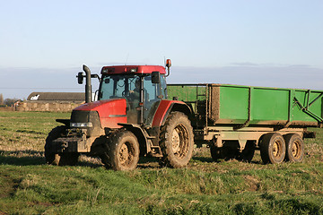 Image showing Tractor and trailer