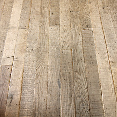 Image showing Old wood floor