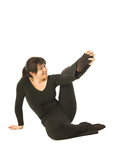 Image showing Exercising woman