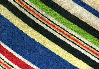 Image showing Striped towel