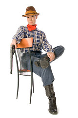 Image showing Sitting cowgirl 3