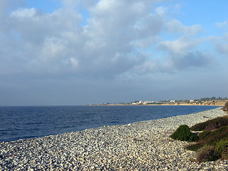 Image showing Pebble beach. Zygi. Cyprus